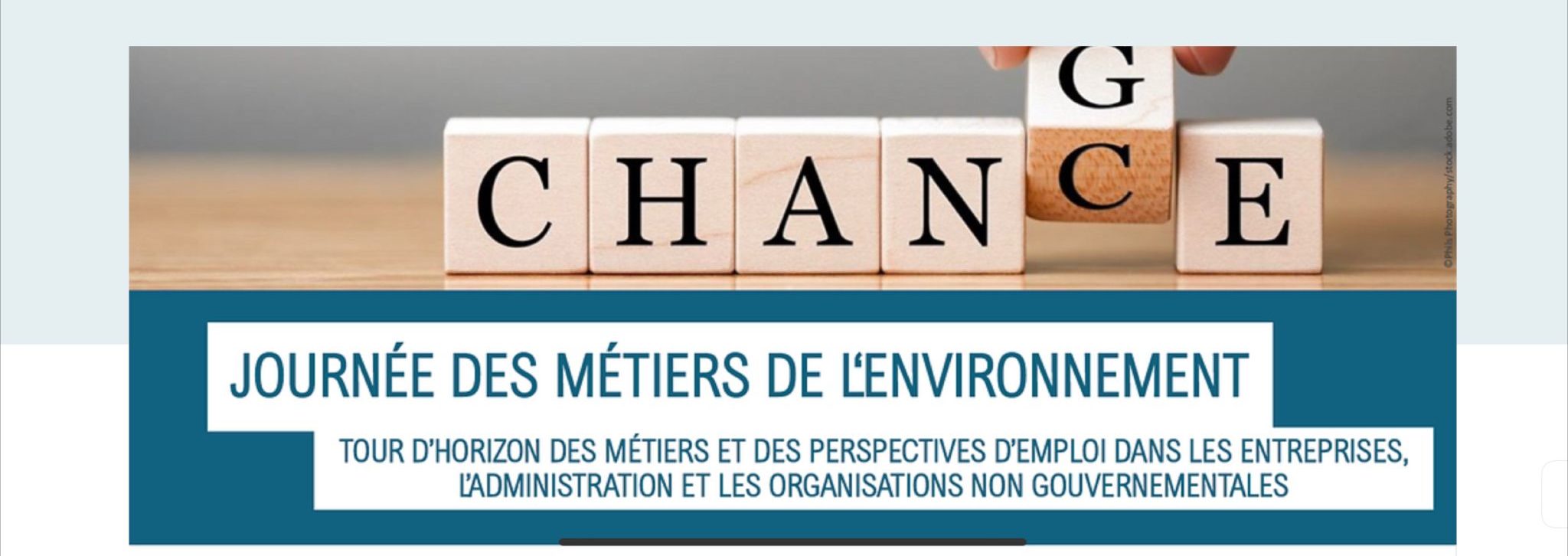 Journée des Métiers de l’Environnement