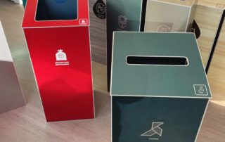 poubelles tri selectif entreprises couleurs reactis sas
