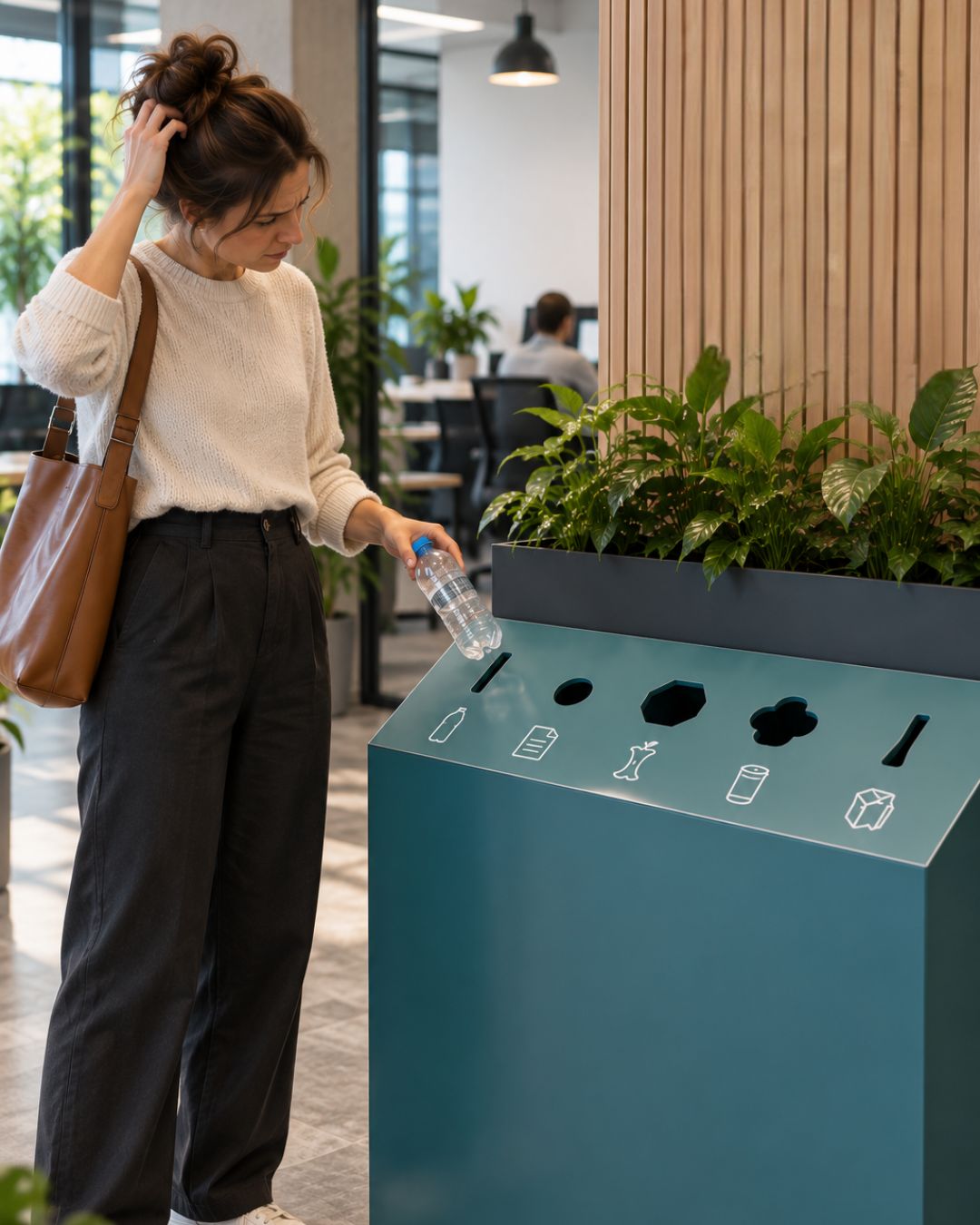 probleme signaletique tri des dechets en entreprise